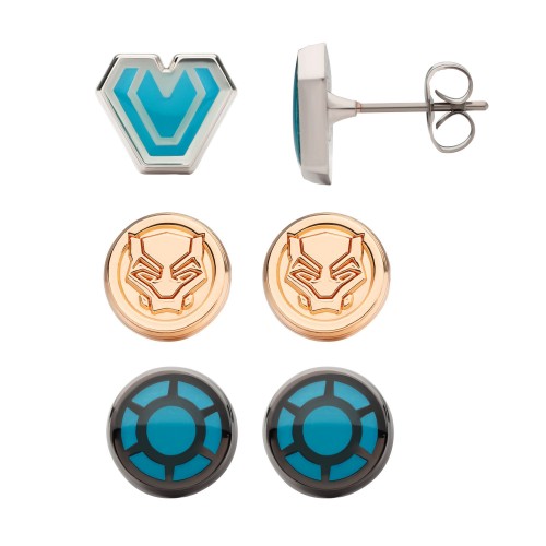 Marvel's Black Panther Wakanda Forever Stud Earring Trio Set [COMING SOON]