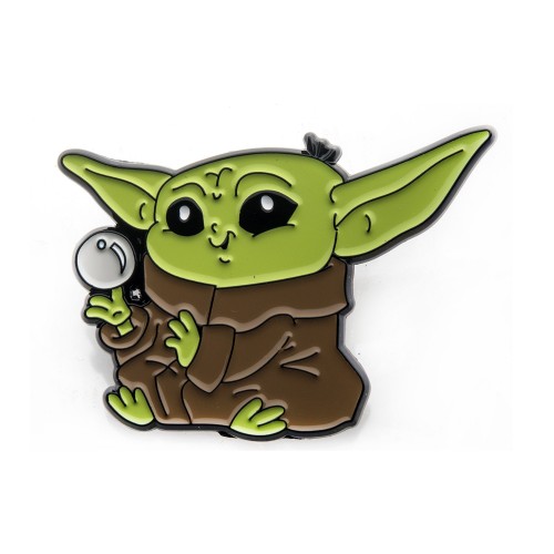 Star Wars: The Mandalorian Grogu (AKA: Baby Yoda/ The Child) with Ball Lapel Pin  [COMING SOON]