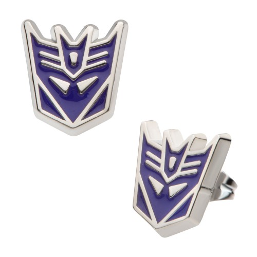 Transformers Decepticon Logo Stud Earrings [COMING SOON]